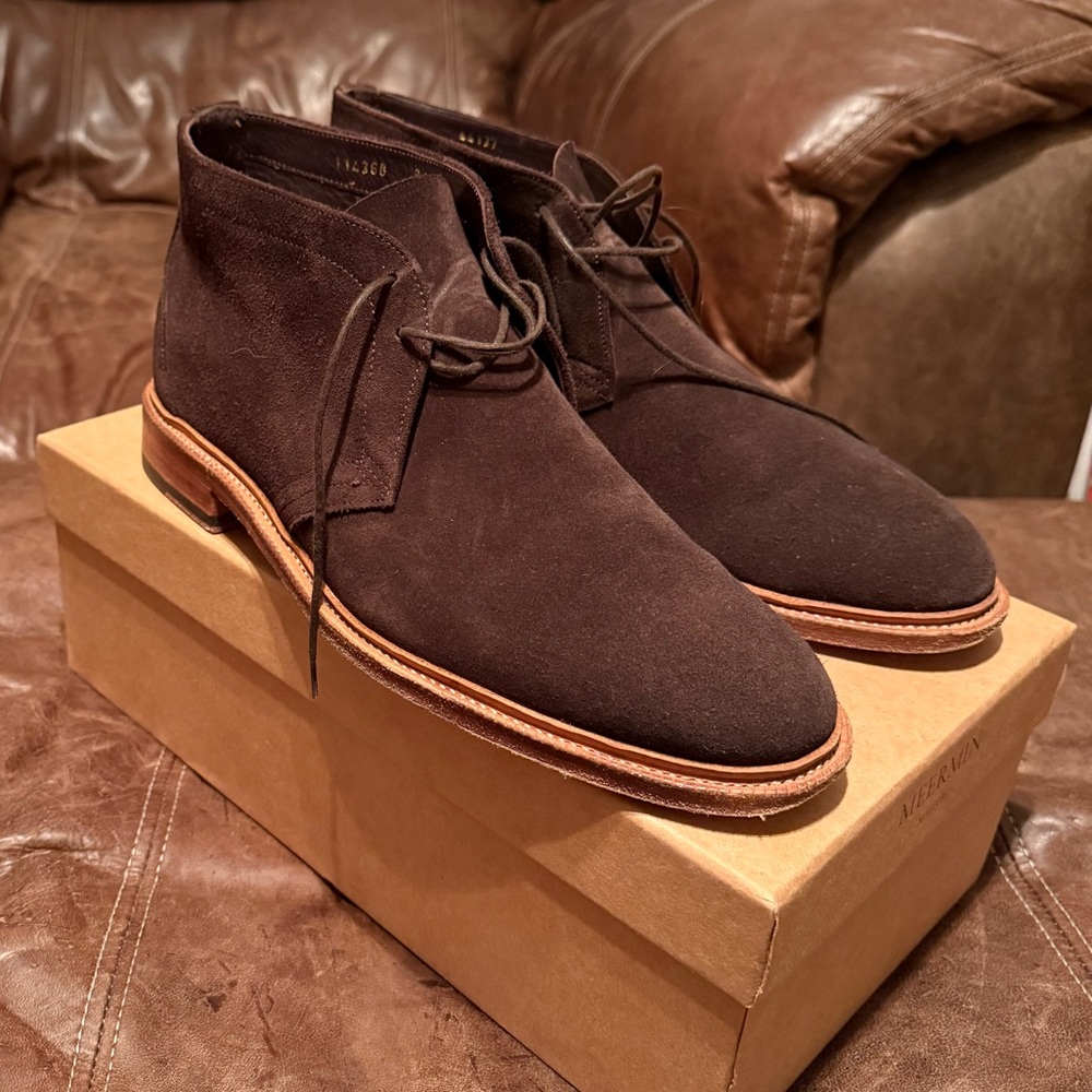 Meermin Suede Chukka boots men’s US 10.5